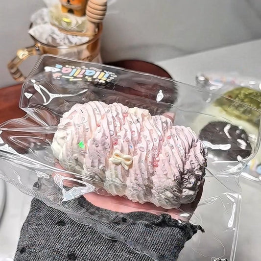 Coconut Cream Roll Squishy Stress Relief Toy