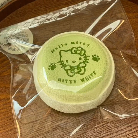 Coconut Cart Wheel Cake Silicone Squeeze Toy